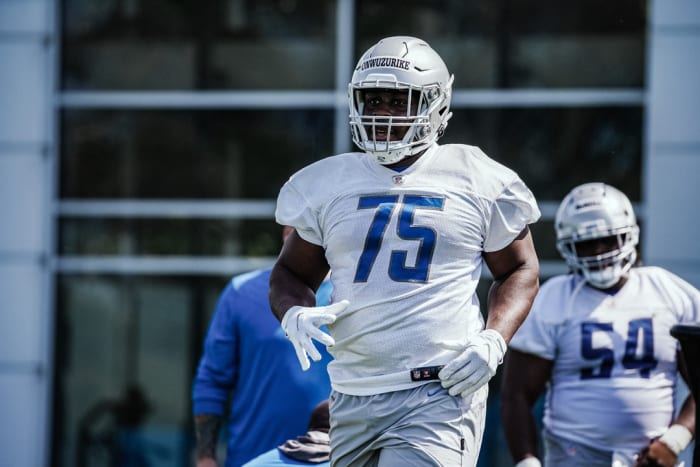 Detroit Lions defensive lineman Levi Onwuzurike